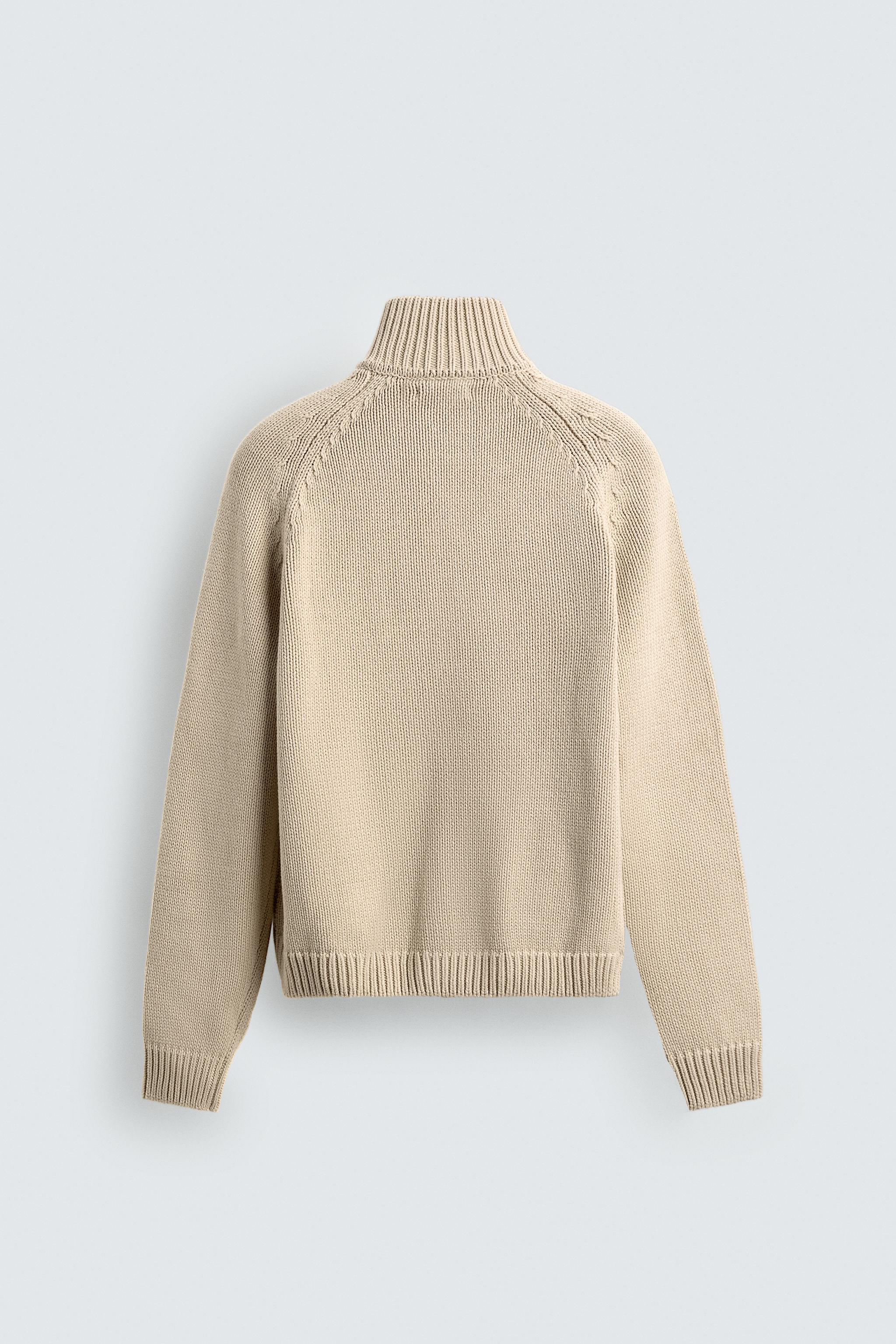 WASHED TEXTURED KNIT JACKET